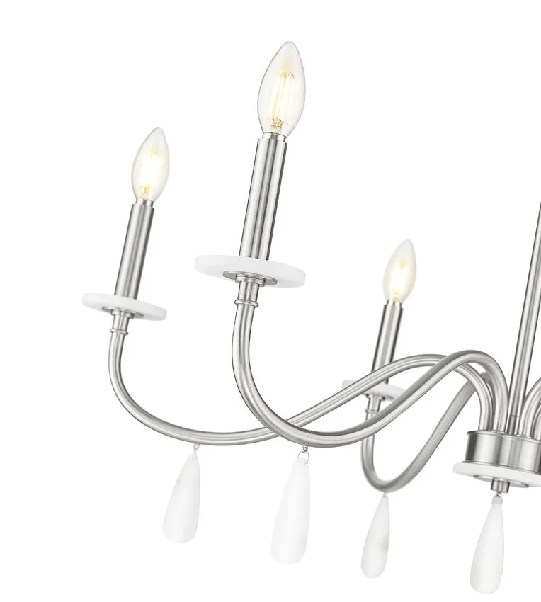 CHANDELIER 6-L NICKEL- TOUSSANT 6103-32BN - Image 4
