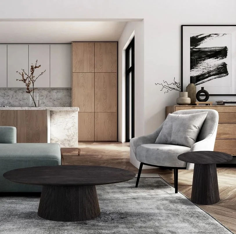 TABLE D'APPOINT NOIRE - MADHY BAC-SW4758BLK - Image 2