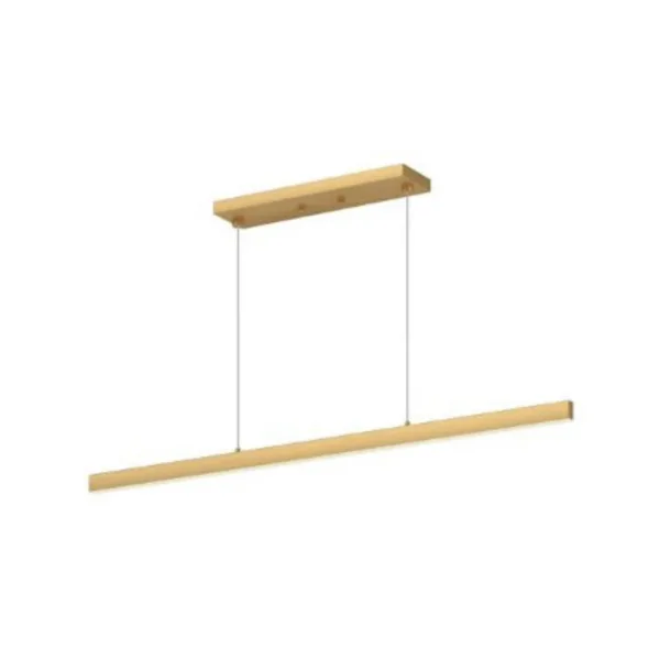 BRUSHED GOLD LED LINEAR PENDANT- VEGA LP10345-BG