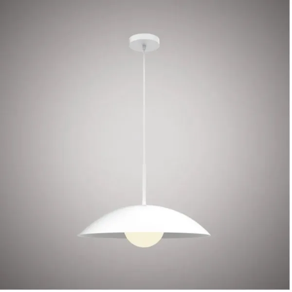 SUSPENDU MÉTAL BLANC- P8091-WH-WH