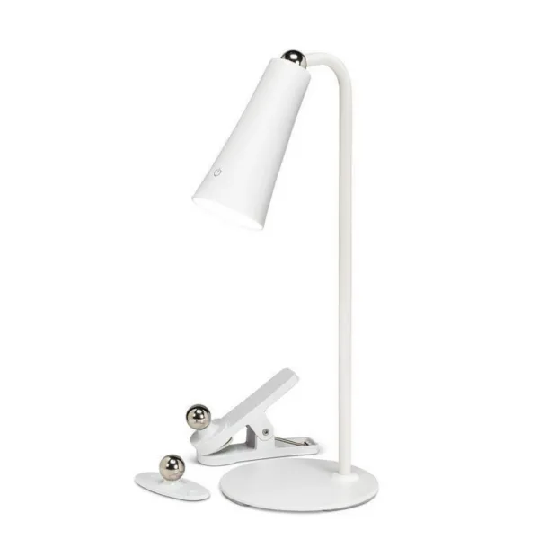 LAMPE DE TABLE RECHARGEABLE BLANC- 27-POPLITE-04-WHT