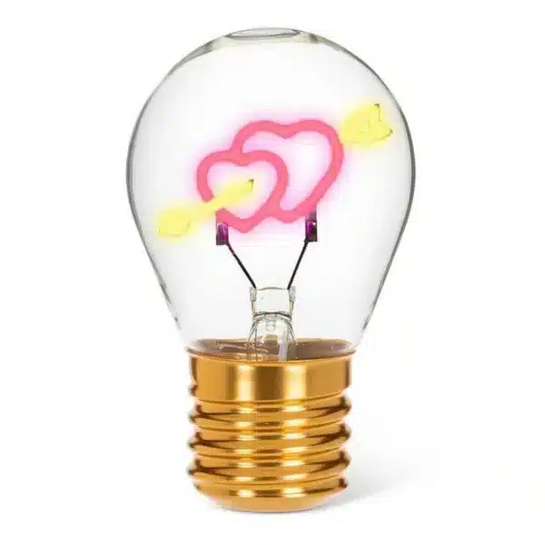 AMPOULE DÉCO RECHARGEABLE COEUR- 27-VOLT-14