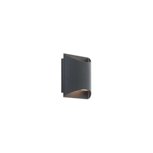 MURALE EXTERIEUR DEL 2-L NOIR- DUET WS-55206-BK