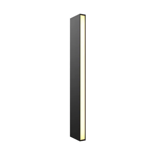 BOLLARD EXTÉRIEUR 30" NOIR DEL - COLUMN LRB20-CC