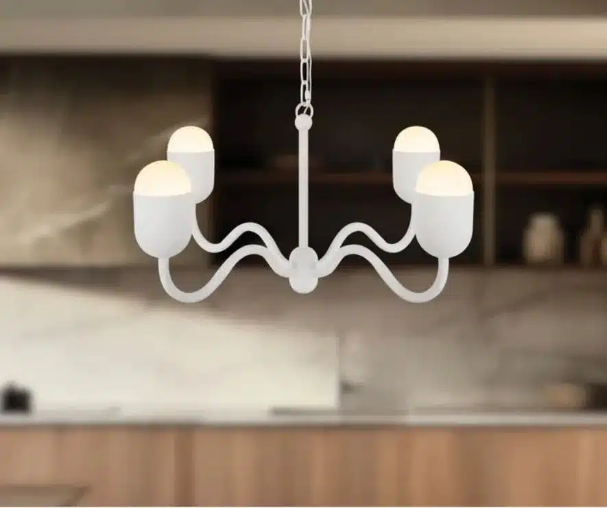 CHANDELIER 4-L BLANC- EFFIE CH558427AWOP - Image 2