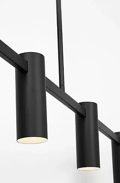 SUSPENDU LINÉAIRE 4-L NOIR- ZENTRO GLC2074MBK - Image 3
