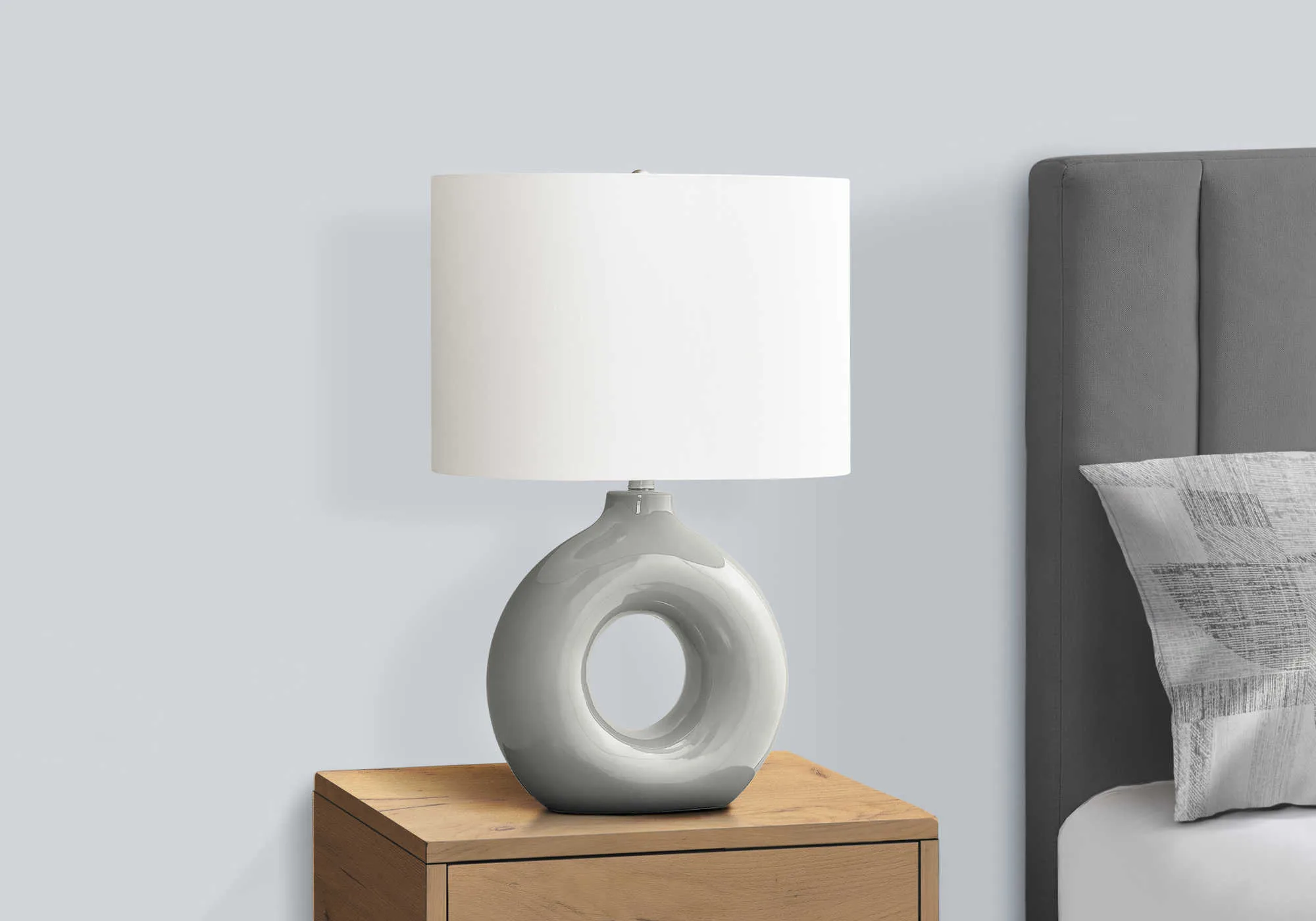 LAMPE DE TABLE GRISE - I 9668 - Image 2