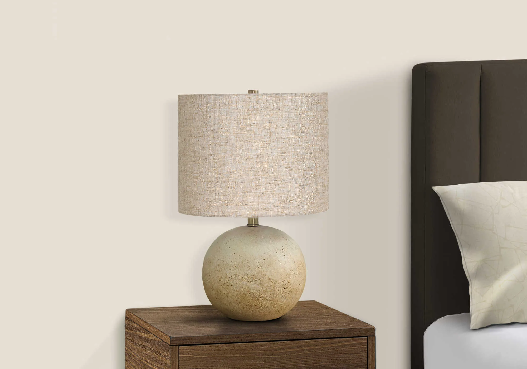 LAMPE DE TABLE BEIGE BETON - I 9718 - Image 3