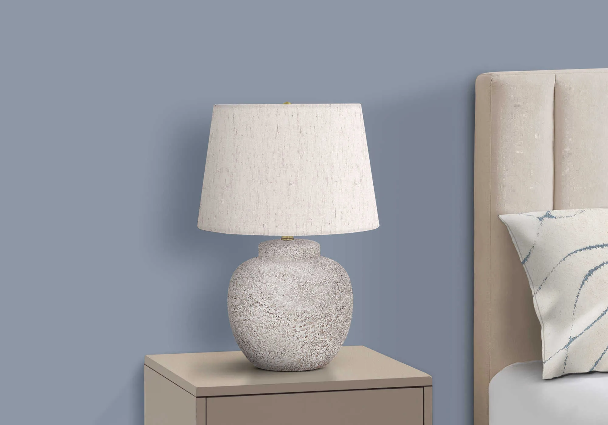 LAMPE DE TABLE CREME BÉTON- I 9732 - Image 3