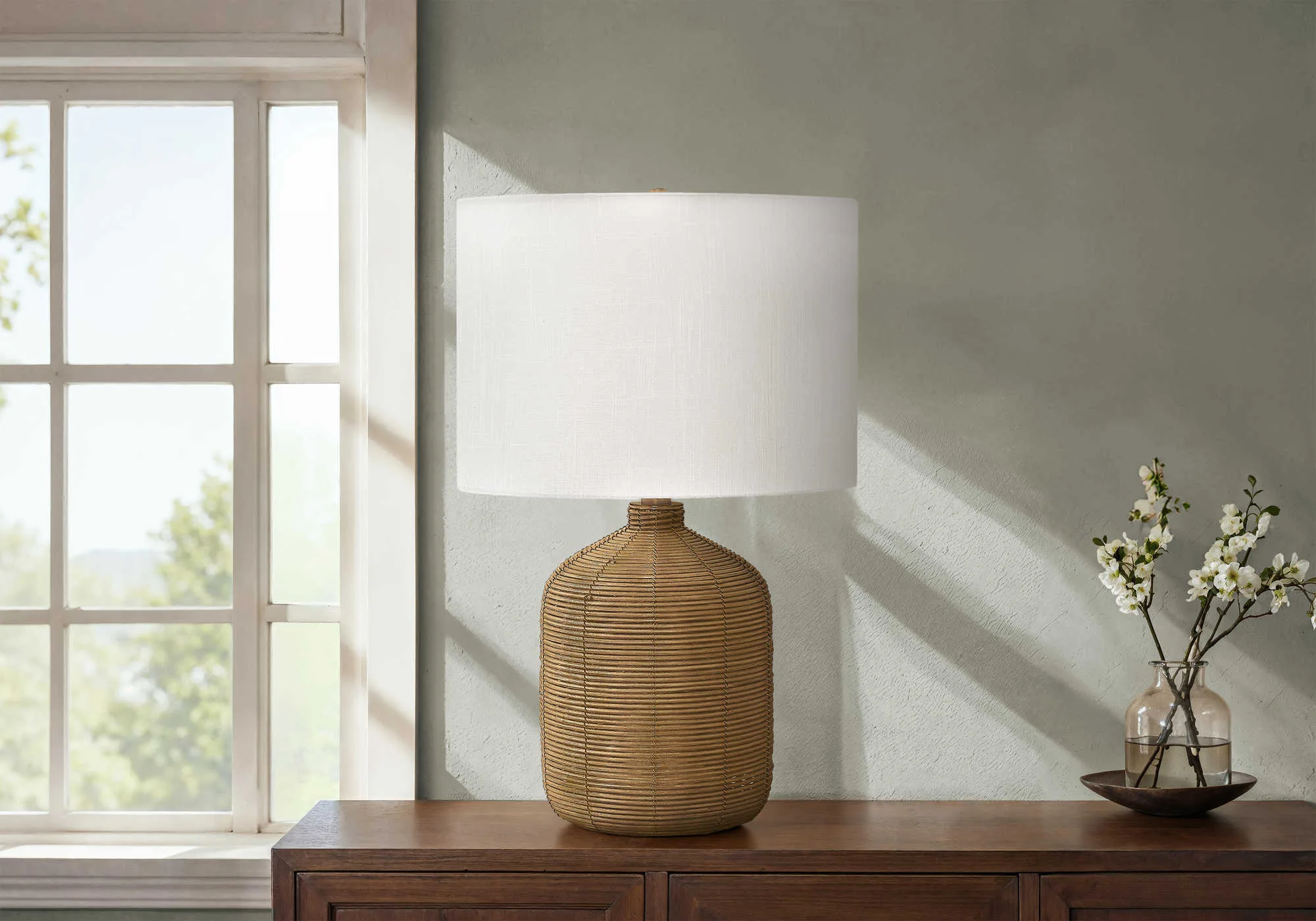 LAMPE DE TABLE ROTIN- I 9769 - Image 2