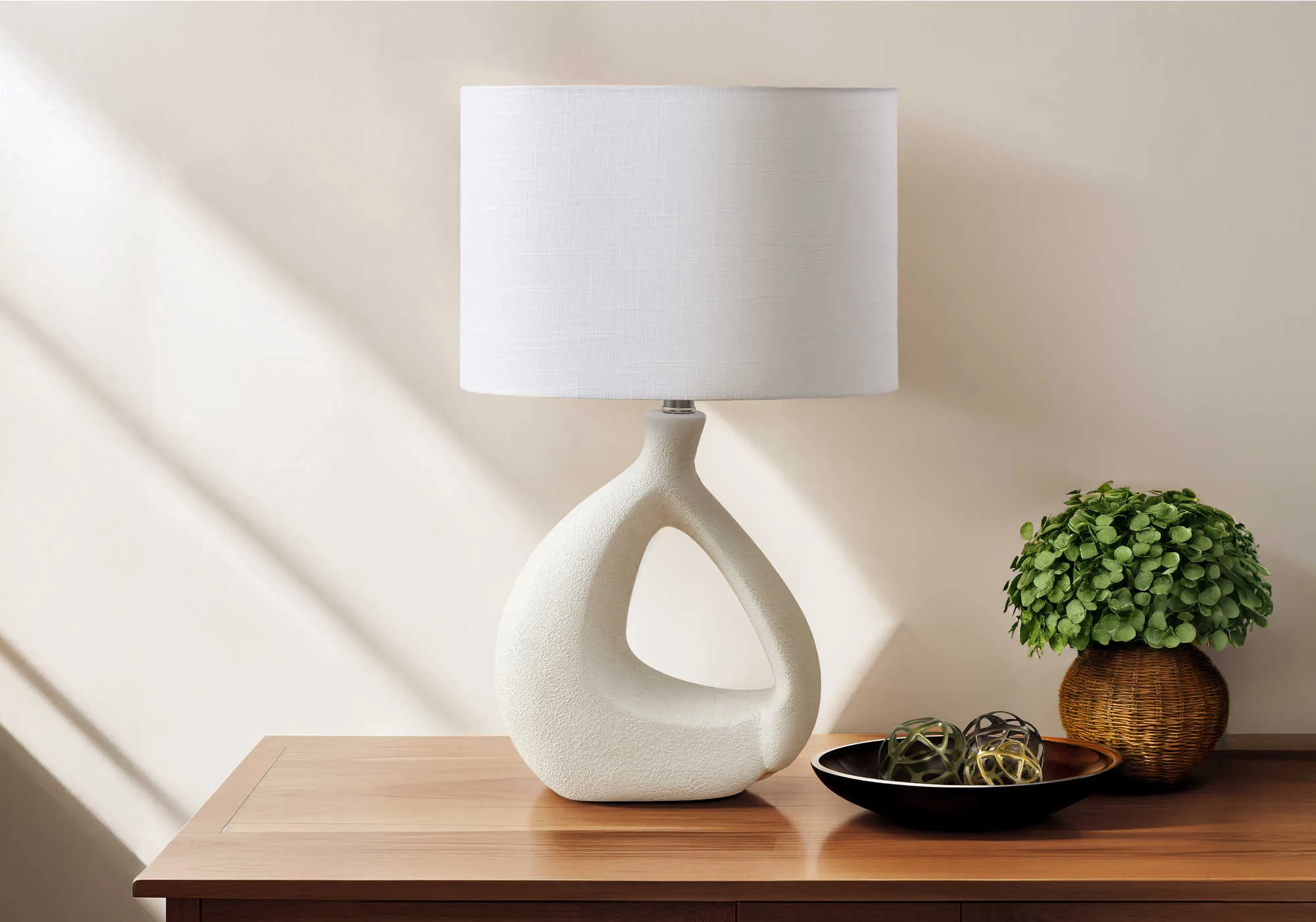 LAMPE DE TABLE IVOIRE- I 9880 - Image 2