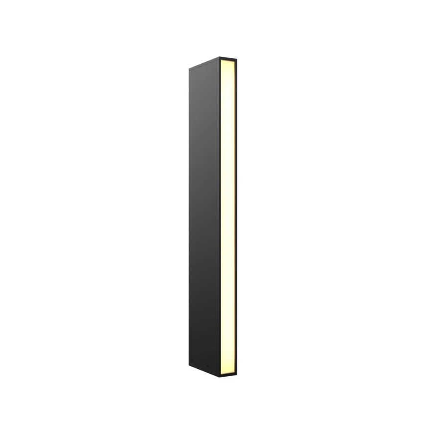 BOLLARD EXTÉRIEUR 20" NOIR DEL - COLUMN LRB20-CC