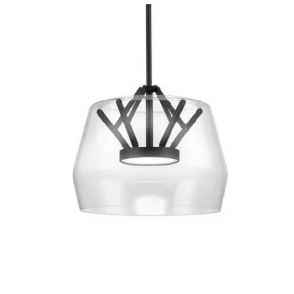SUSPENDU DEL NOIR- DECO PD61412-CL-BK