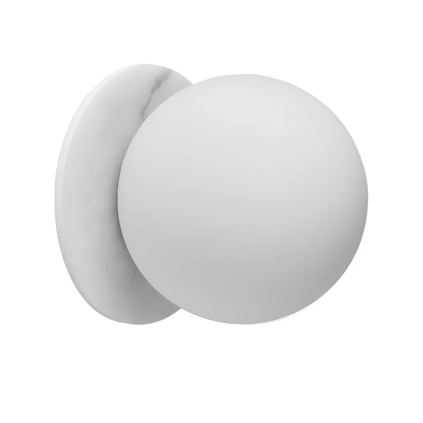 WHITE SINGLE WALLMOUNT- BURLAT BUR-51W-MW-ALB