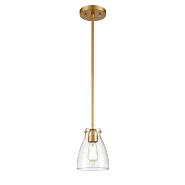 BRASS SINGLE PENDANT- EMMA DVP47021BR-CL