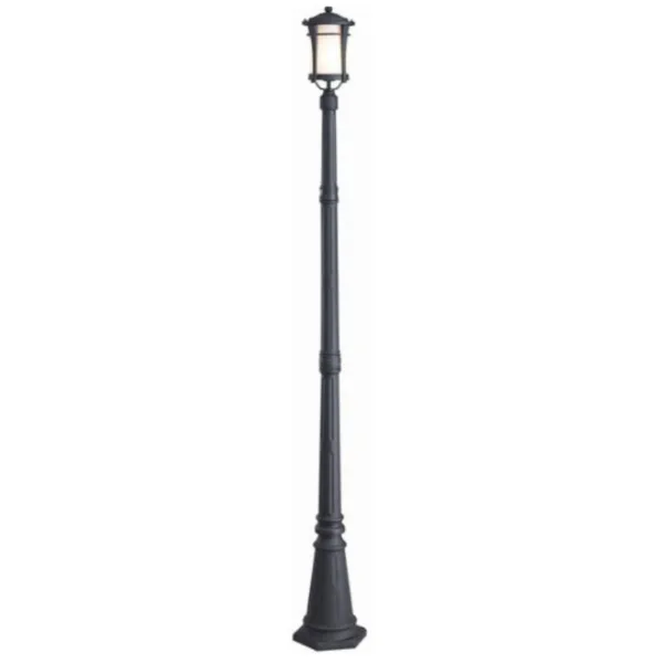 LAMPADAIRE EXTERIEUR 1L NOIR- MAYA IOL201BK