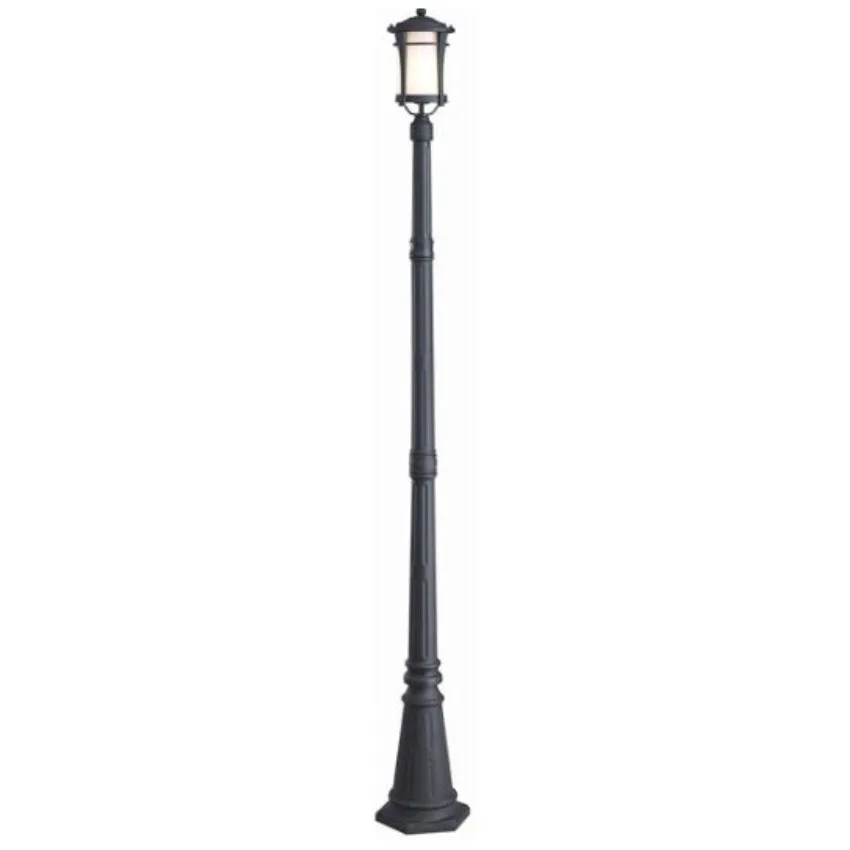 LAMPADAIRE EXTERIEUR 1L NOIR- MAYA IOL201BK