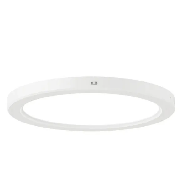 WHITE LED SLIM FLUSH MOUNT- HURRICANE DVP39828MW-MR-5CCT