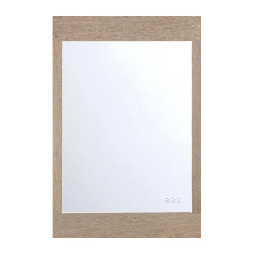 MIROIR CARRÉ BOIS- MOGANO 48509-028