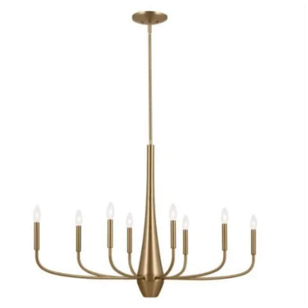 CHAMPAGNE 8-L CHANDELIER- DEELA 52528CPZ