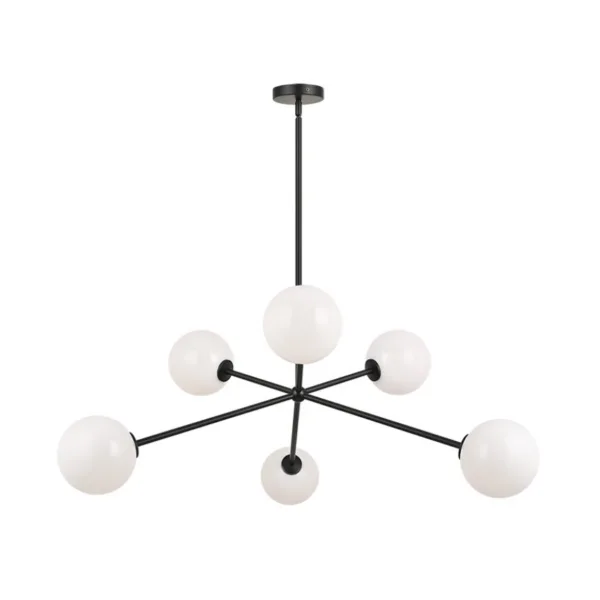 BLACK 6-L PENDANT- NOVO C81706BKOP