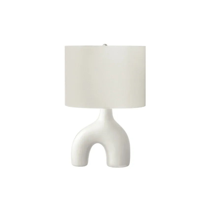 LAMPE DE TABLE BLANCHE- I 9665