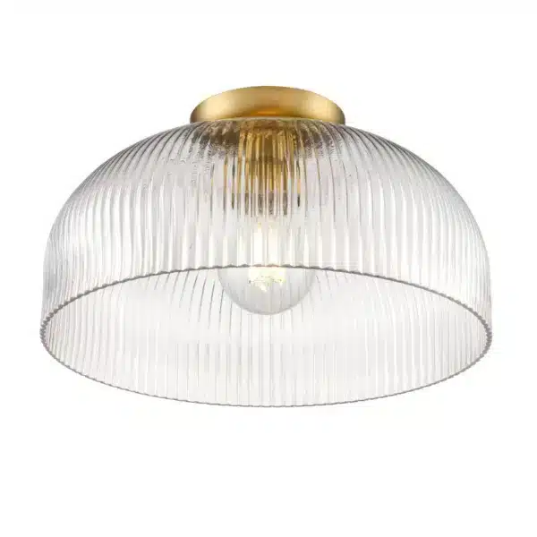 BRASS FLUSH MOUNT- HARIETTE DVP37612BR-RIC