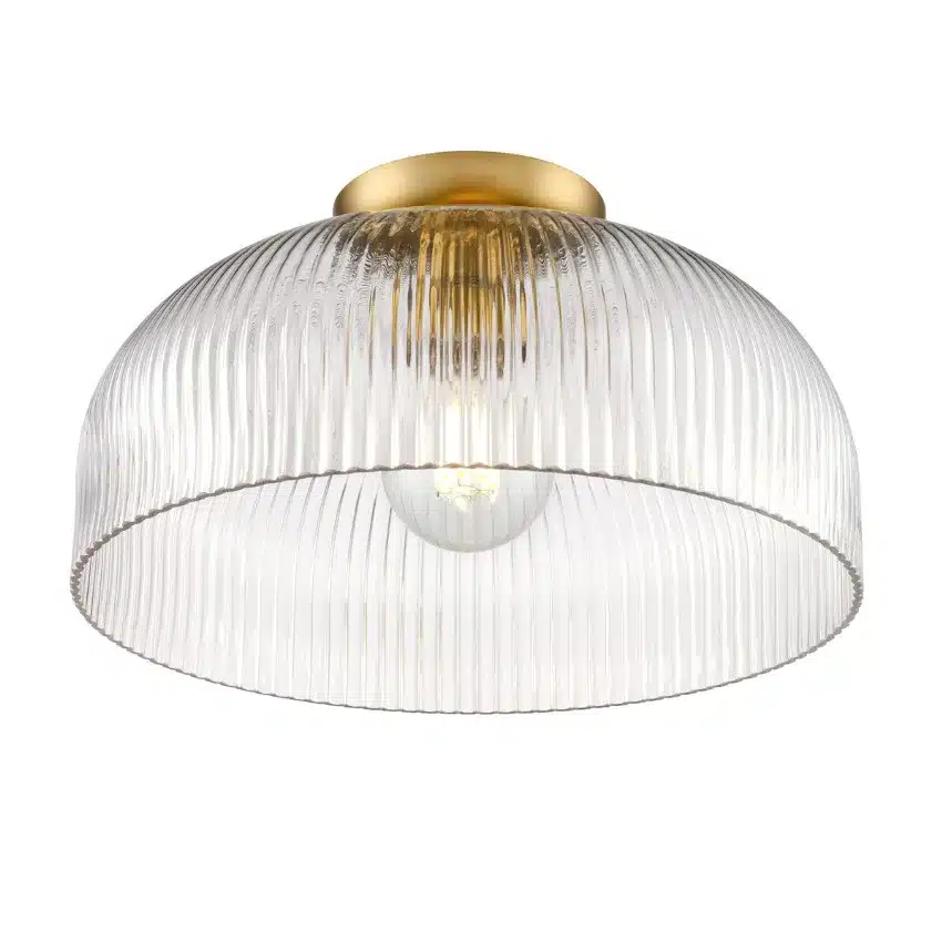 BRASS FLUSH MOUNT- HARIETTE DVP37612BR-RIC