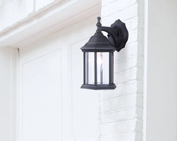 BLACK OUTDOOR WALL LIGHT - IOL410 - Image 2
