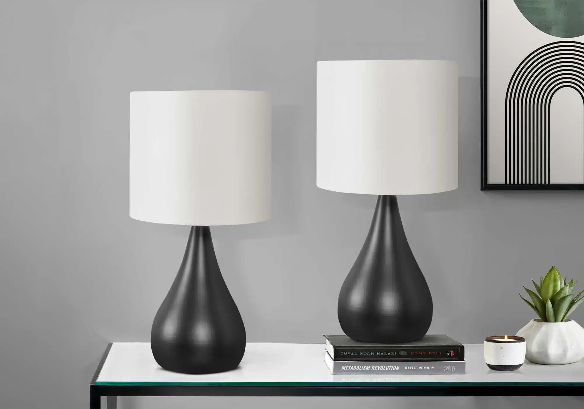LAMPE DE TABLE NOIR- I 9639 - Image 2