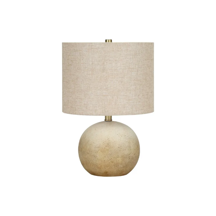 LAMPE DE TABLE BEIGE BETON - I 9718