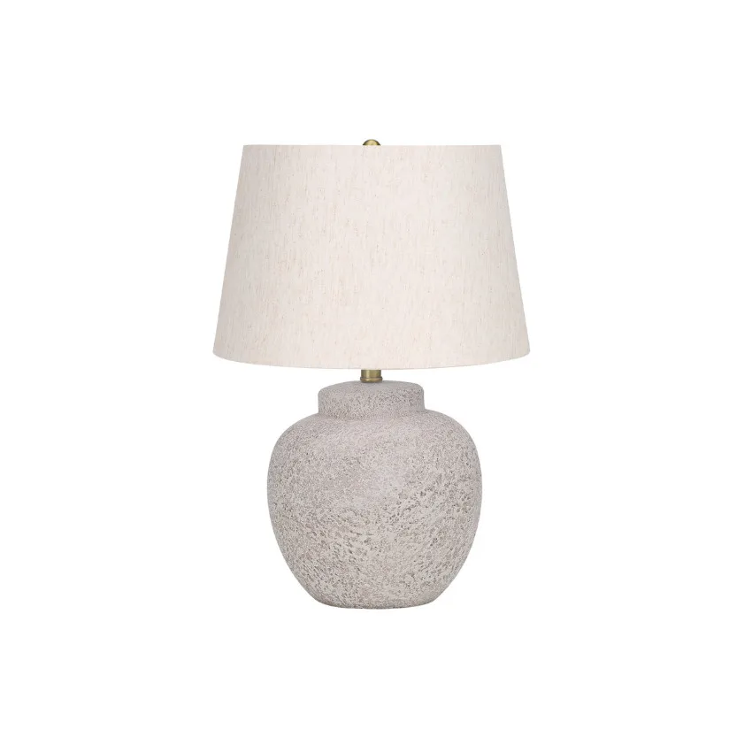 LAMPE DE TABLE CREME BÉTON- I 9732