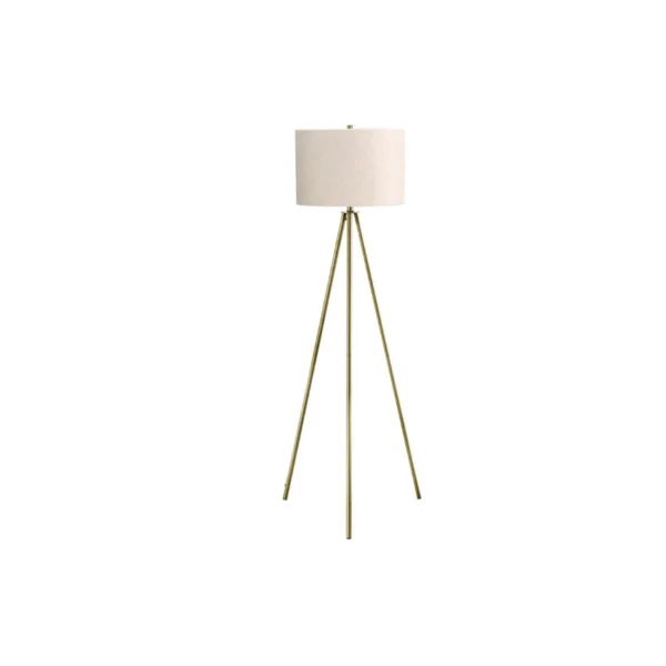 LAMPE SUR PIED TREPIED LAITON- I 9736