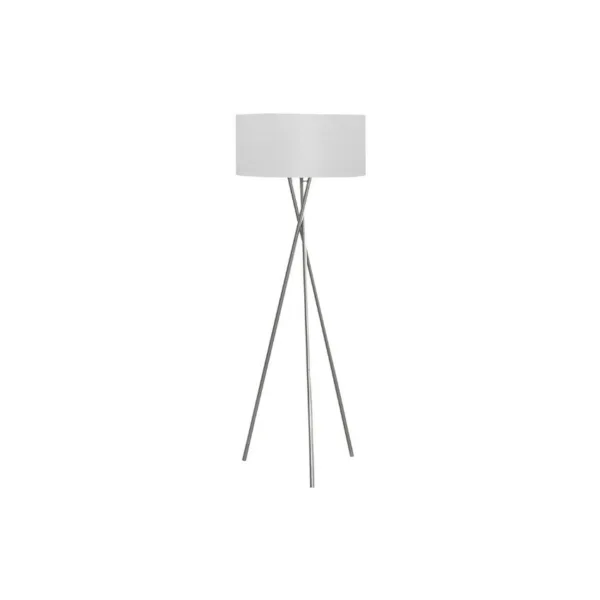 LAMPE SUR PIED TREPIED NICKEL- I 9757