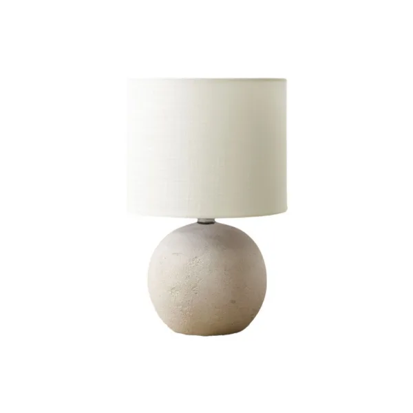 LAMPE DE TABLE IVOIRE BETON - I 9851