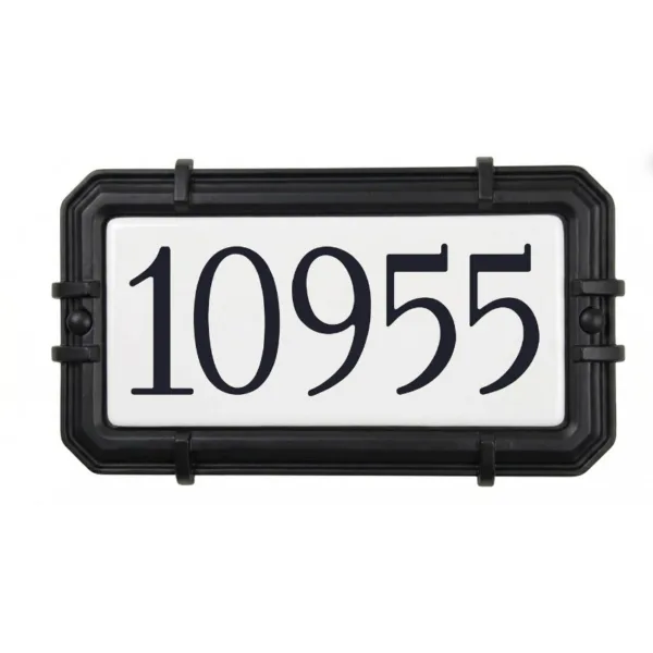 PLAQUE D'ADRESSE NOIR- MONTEBELLO 1721-01