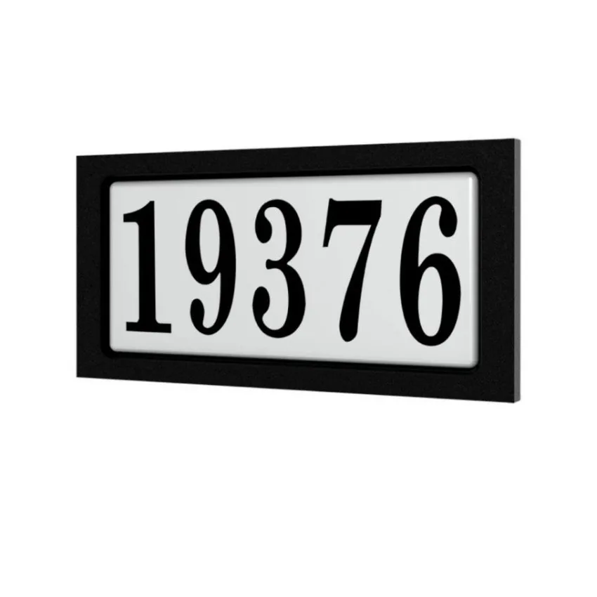 PLAQUE D'ADRESSE NOIR- TAMPA 1733-01