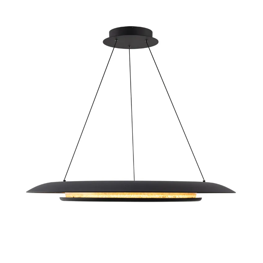 SUSPENDU DEL NOIR ET LAITON-CENTER STAGE PD404632BK-GL