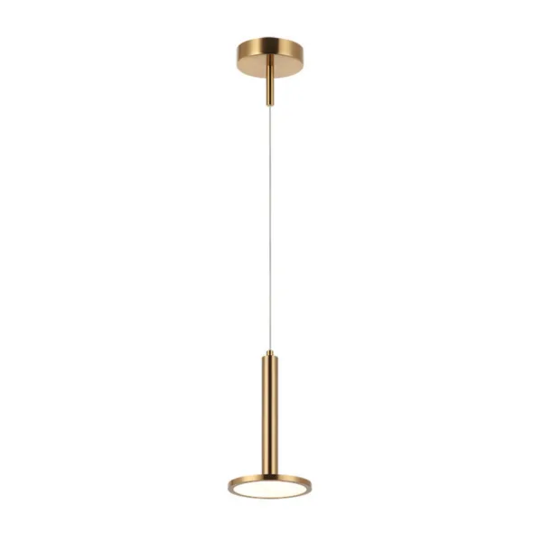 AGED GOLD LED SINGLE PENDANT- EXTRATERRESTRIAL C37701AG