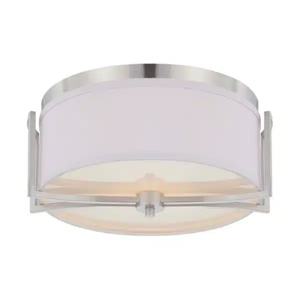PLAFONNIER 2-L NICKEL- GEMINI 60-4761