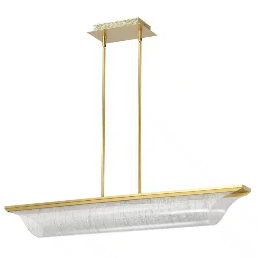 SUSPENDU LINEAIRE LAITON VINTAGE IDRIS 62-2411