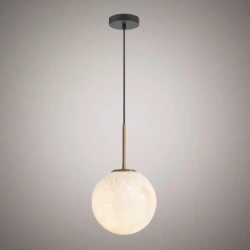 SUSPENDU SIMPLE NOIR ET OR- PEARL C77701-AB-BK