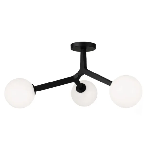 SEMI PLAFONNIER 3L NOIR- RAMI X81503BKOP