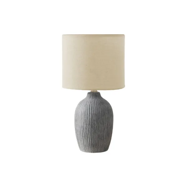 LAMPE DE TABLE GRIS- I 9785