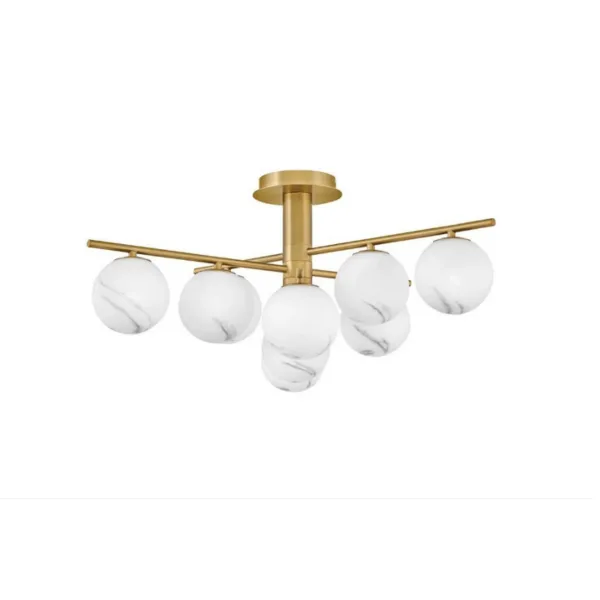PLAFONNIER 9-L LAITON- SELENE FR41903LCB