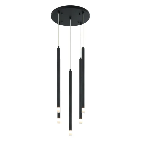 Inspirée de la collection Reign, caractérisée par des cylindres rappelant les carillons éoliens, la collection Reigndrop se distingue également par sa grande polyvalence. Fonctionnant avec des ampoules G9, elle offre la possibilité de combiner différents éléments décoratifs : un embout en acrylique givré, un globe en verre opalin et un disque métallique. Le luminaire comprend toutes les pièces nécessaires pour modifier son apparence au gré de vos envies et laisser libre cours à votre créativité. Cette collection audacieuse est offerte en deux finis : laiton doré vieilli et noir mat. Son design original en fait un ajout remarquable à toutes les pièces de la maison.