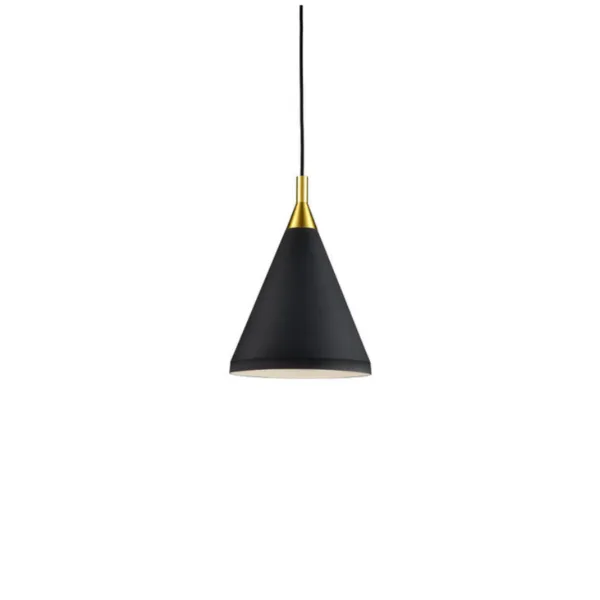 SUSPENDU SIMPLE NOIR ET OR- DOROTHY 492710BK-GD
