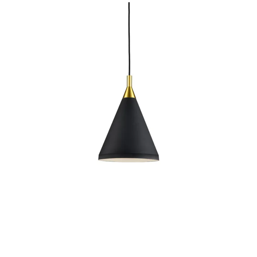 SUSPENDU SIMPLE NOIR ET OR- DOROTHY 492710BK-GD