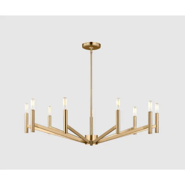 CHANDELIER 9-L LAITON- VECTOR 3124309-848