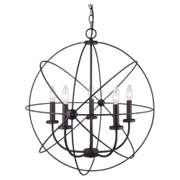 SUSPENDU 5-L BRONZE- SUMERSIDE ICH282B05ORB25